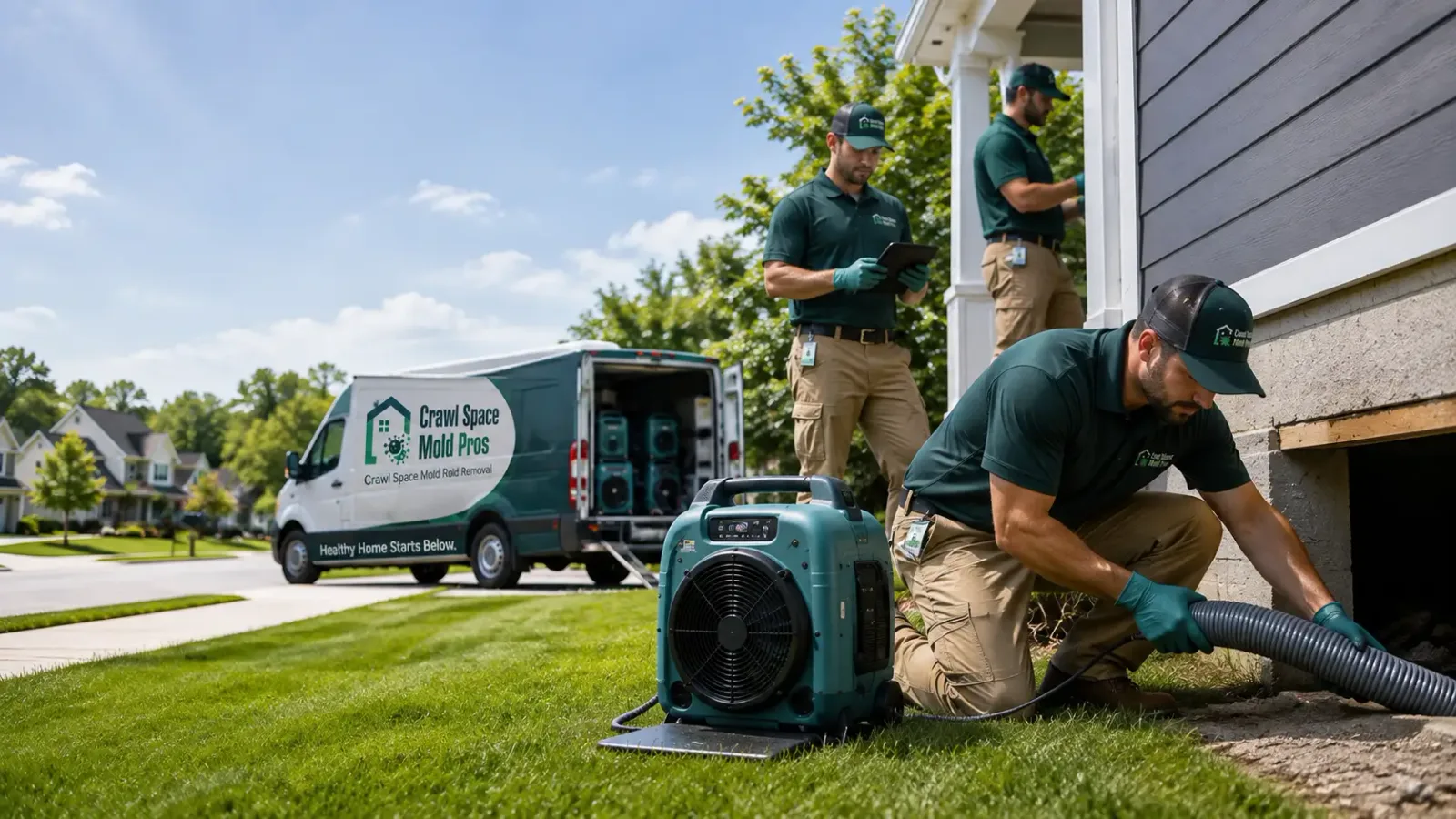 Crawl Space Mold Removal in Valmeyer, IL